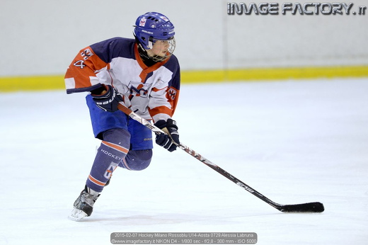 2015-02-07 Hockey Milano Rossoblu U14-Aosta 0729 Alessia Labruna